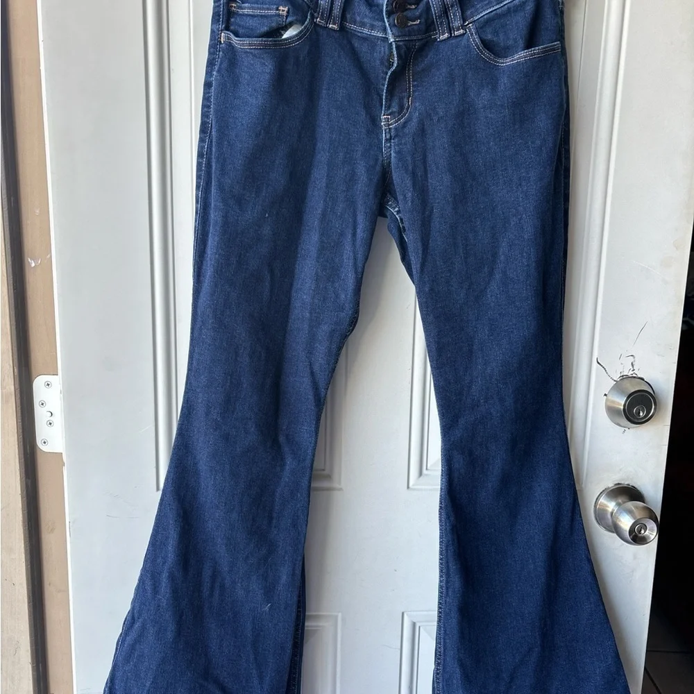 Hollister Dark Blue Flare Jeans